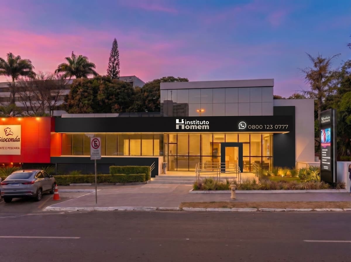 Fachada moderna Instituto Homem Brasília